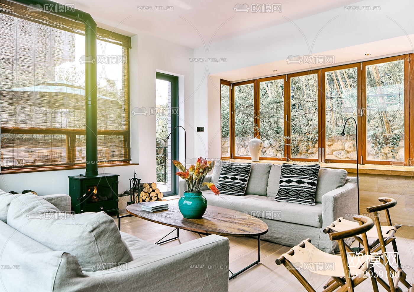 北欧酒店民宿效果图下载（渲染图3）