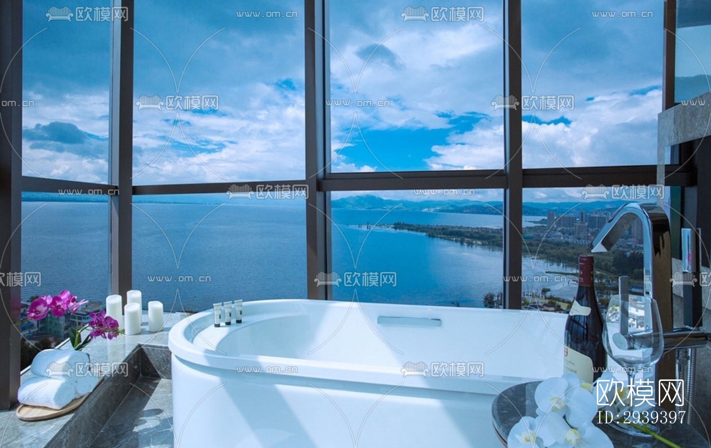 新中式酒店民宿效果图下载（渲染图7）