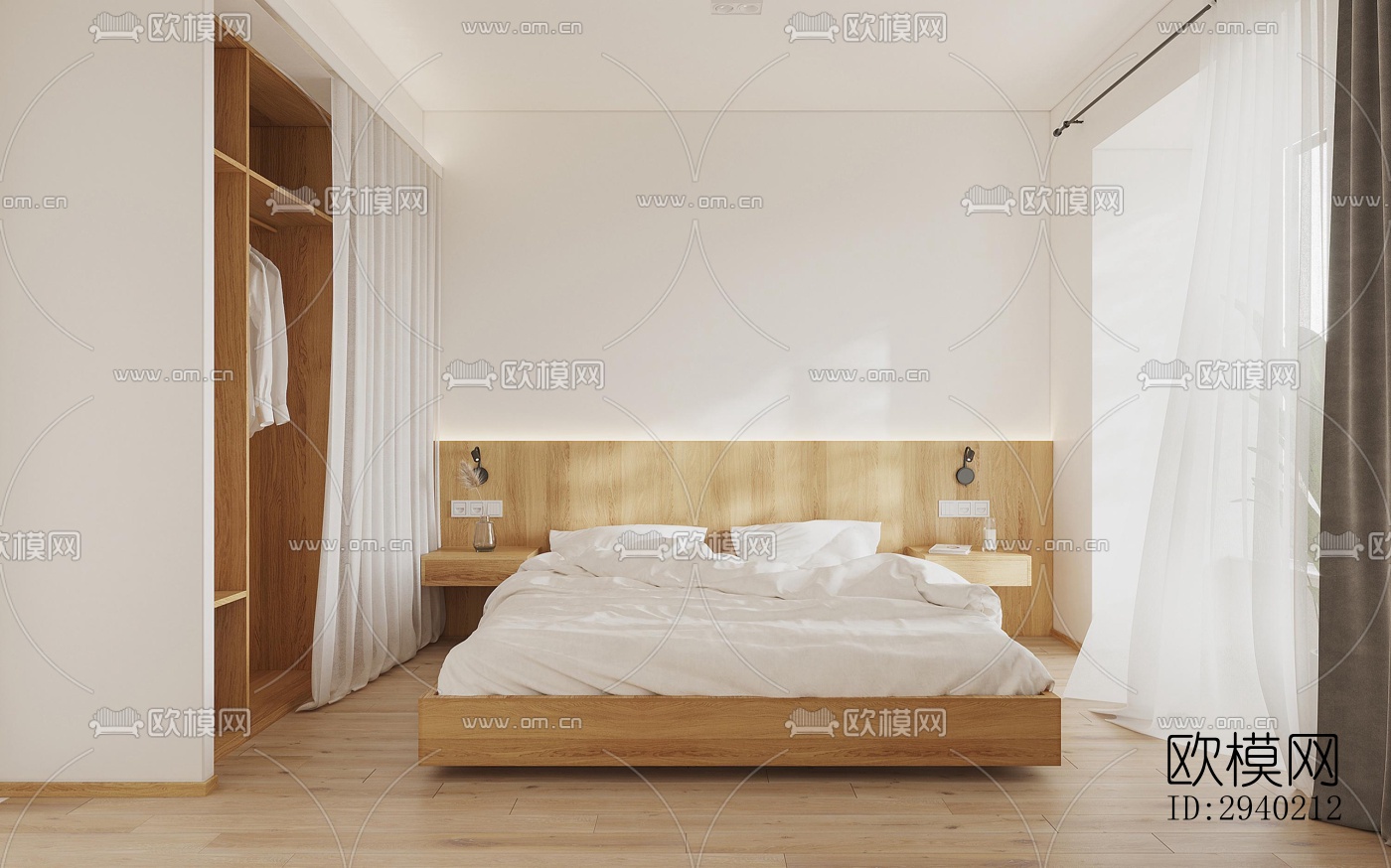 日式平层效果图下载（渲染图4）