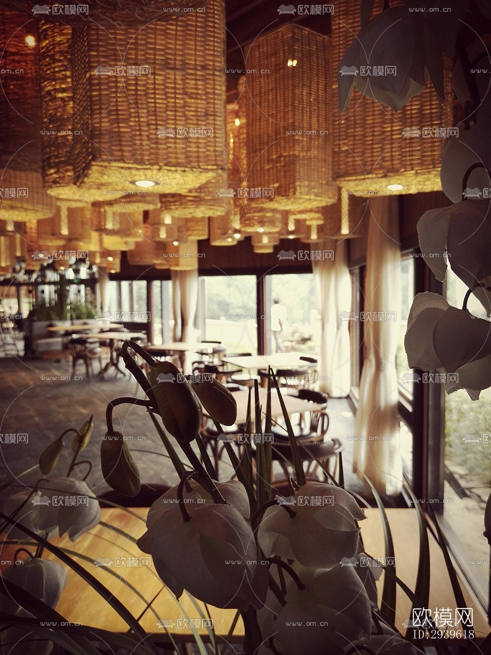 美式酒店民宿效果图下载（渲染图16）