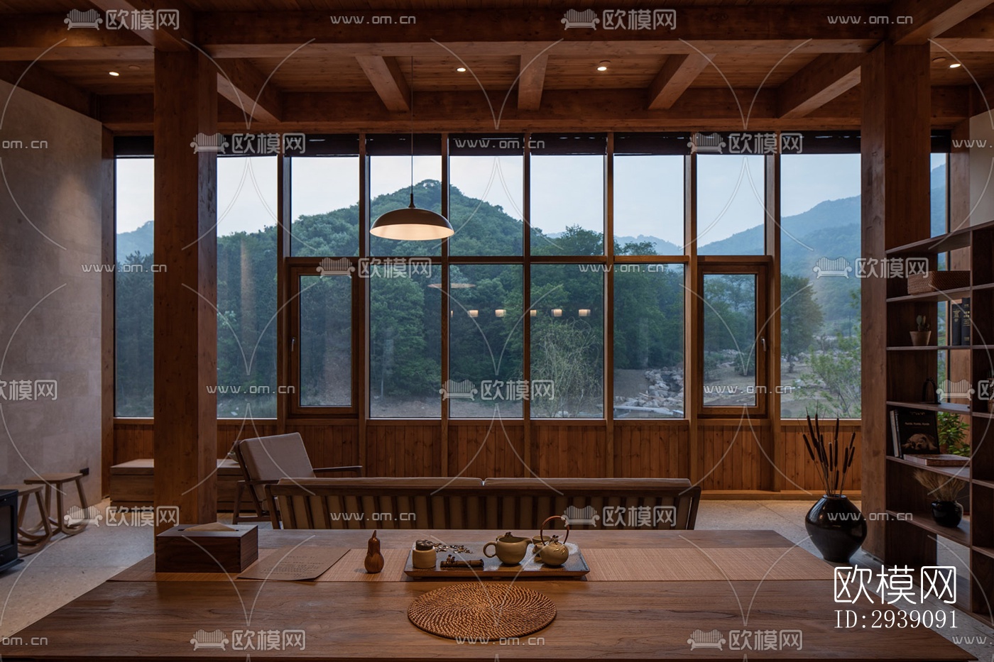 北欧酒店民宿效果图下载（渲染图3）