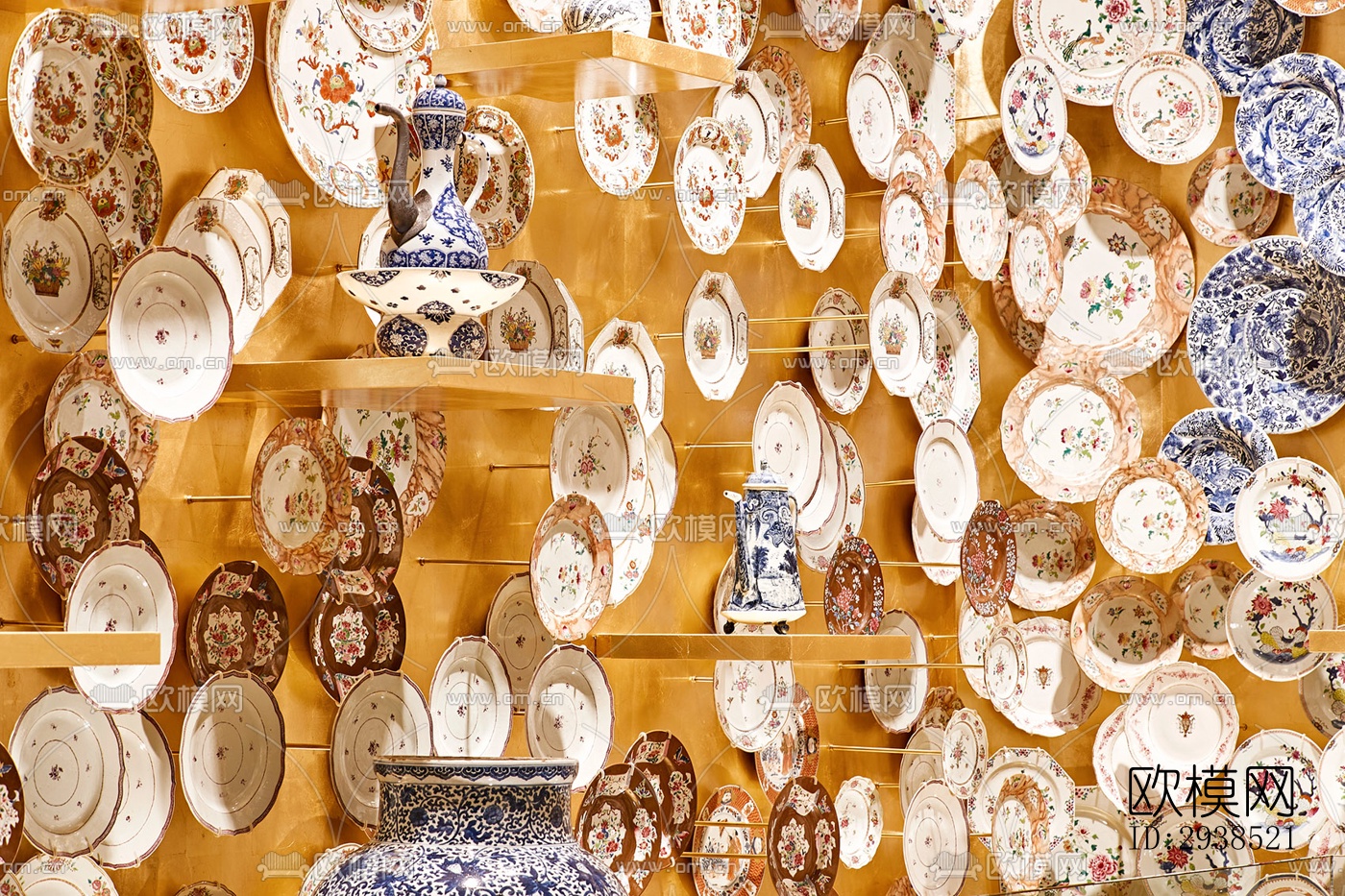 侘寂展览展厅效果图下载（渲染图10）