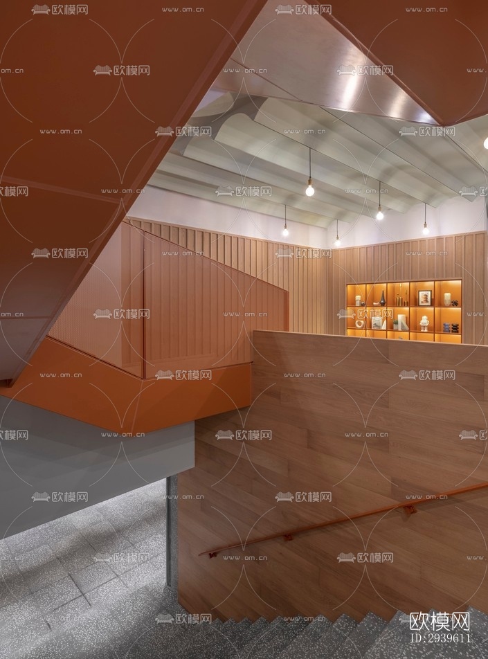 现代酒店民宿效果图下载（渲染图8）