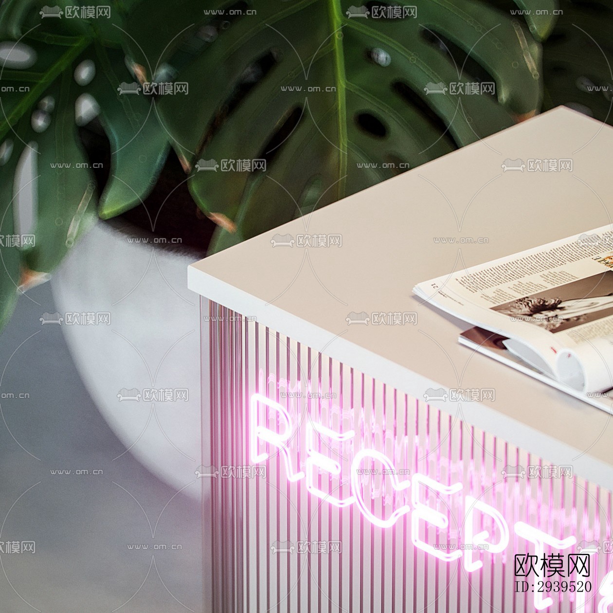 现代酒店民宿效果图下载（渲染图3）