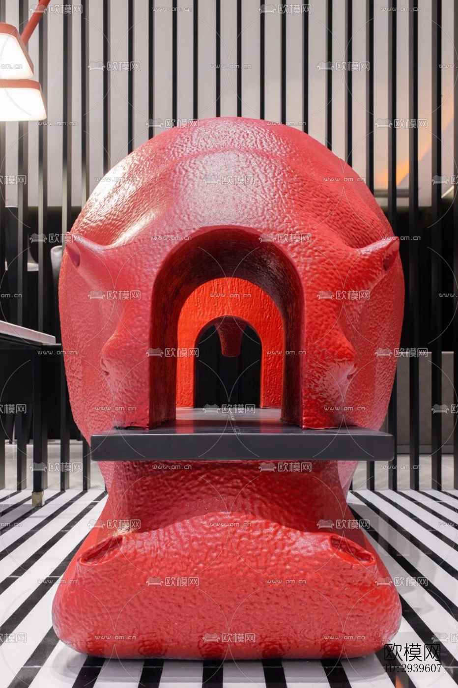 现代酒店民宿效果图下载（渲染图3）