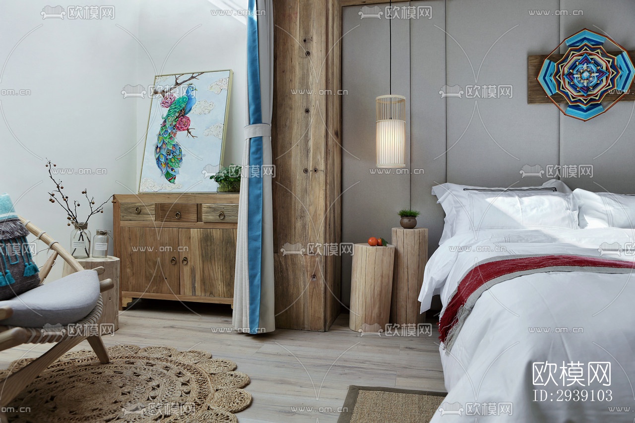 北欧酒店民宿效果图下载（渲染图14）