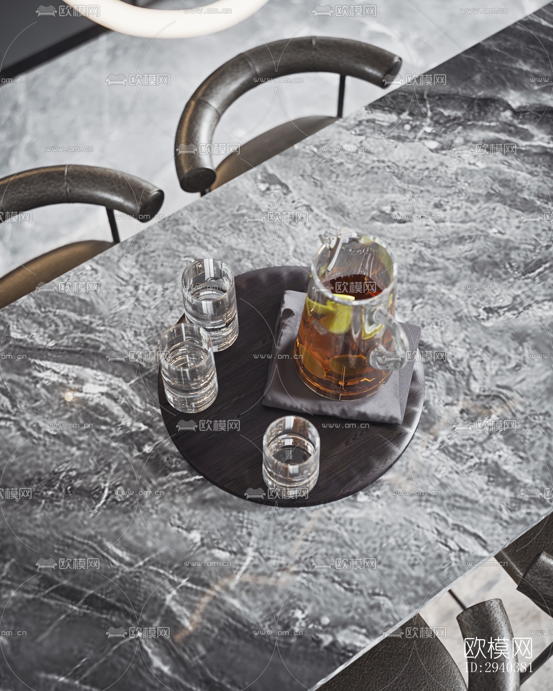 现代平层效果图下载（渲染图8）