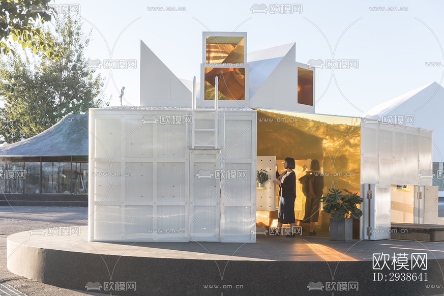 現(xiàn)代展覽展廳效果圖下載(渲染圖7)
