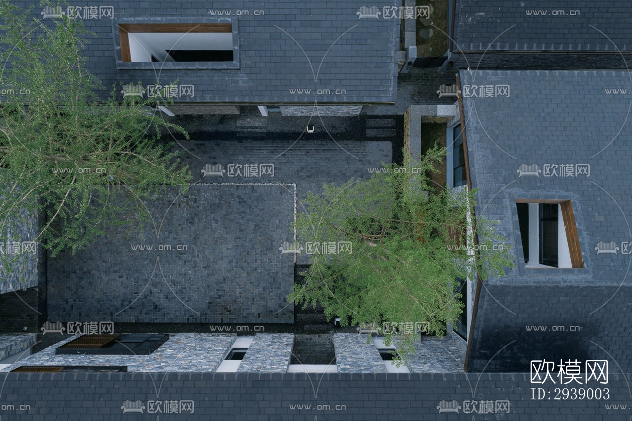 侘寂酒店民宿效果图下载（渲染图11）