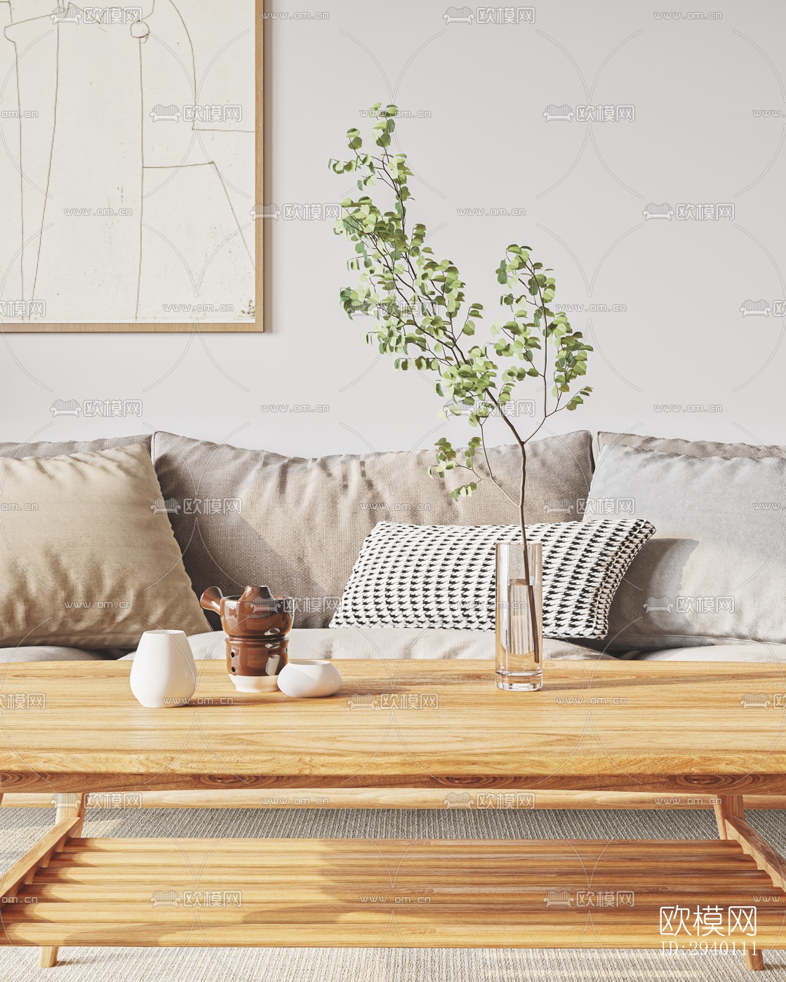 北欧平层效果图下载（渲染图4）