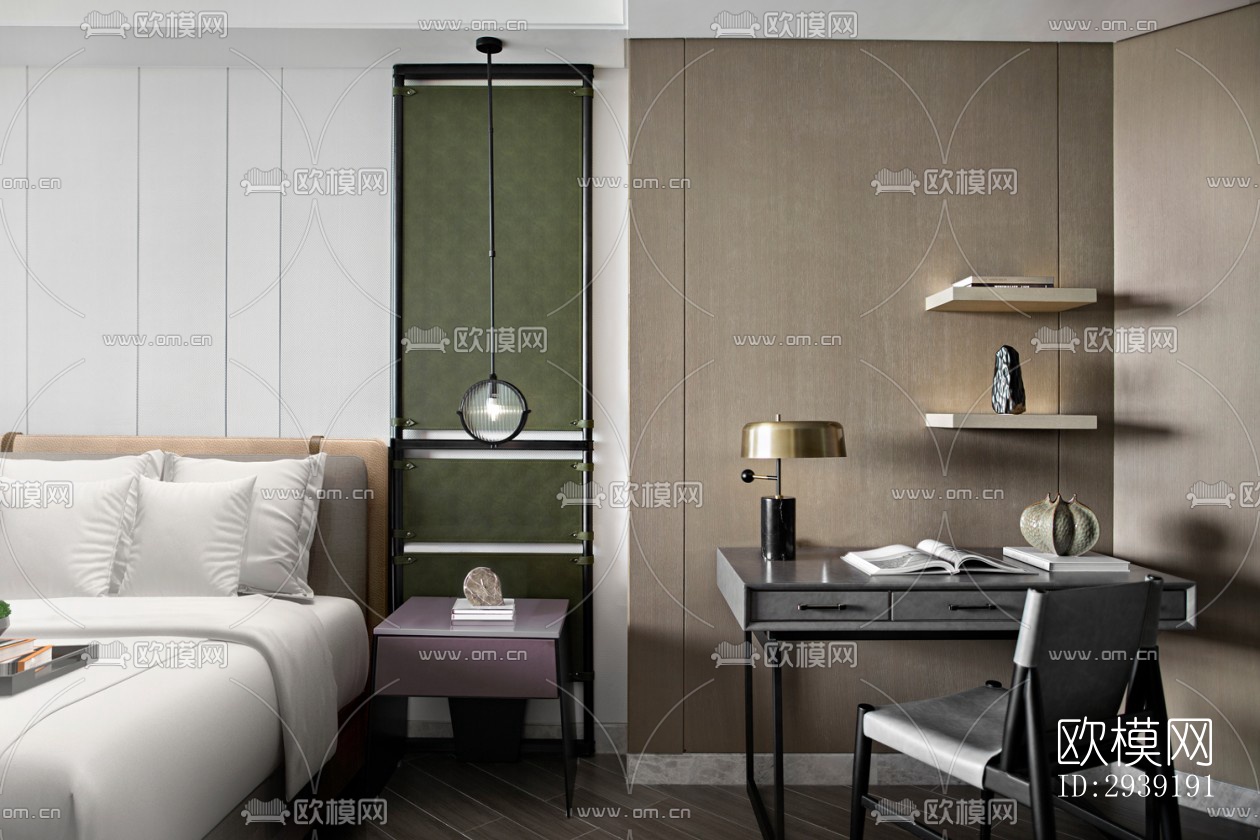 后现代酒店民宿效果图下载（渲染图5）