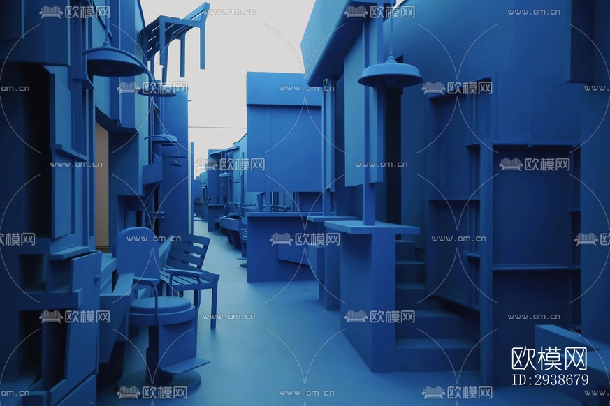现代展览展厅效果图下载(渲染图20)