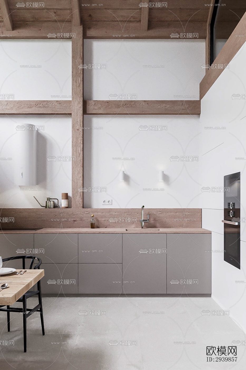 北欧别墅效果图下载（渲染图4）