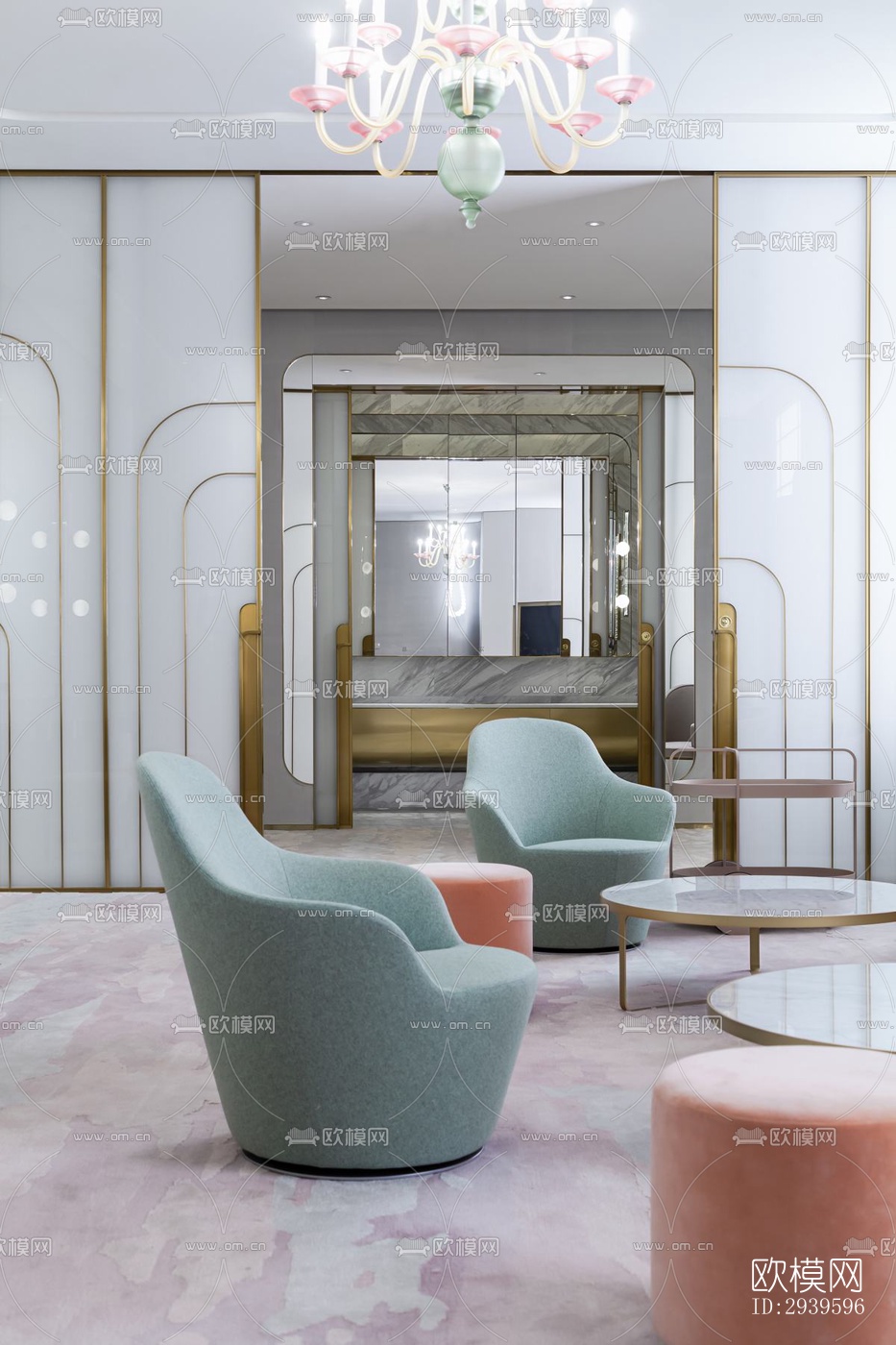 现代酒店民宿效果图下载（渲染图10）