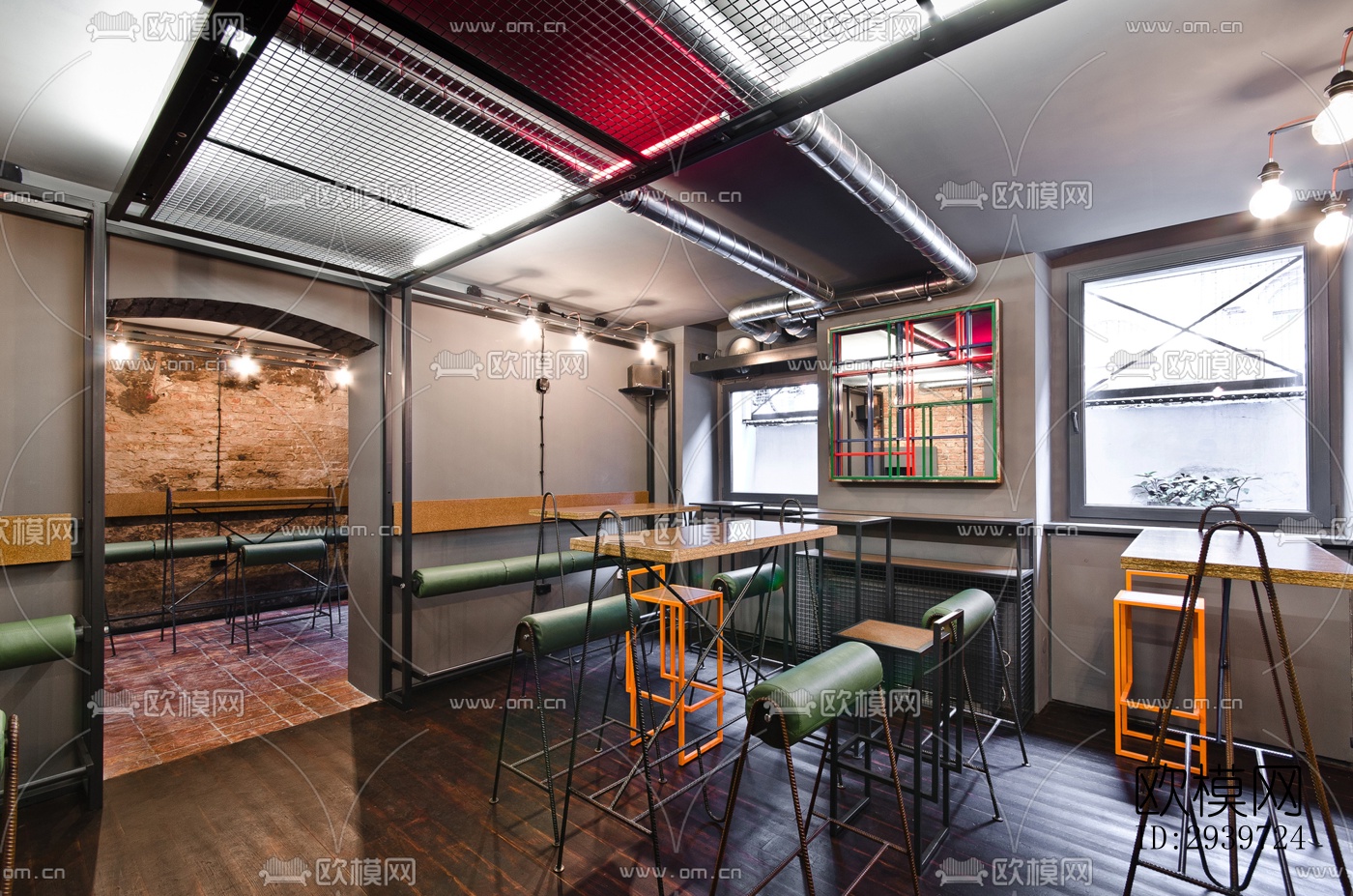 工业风酒吧效果图下载（渲染图12）