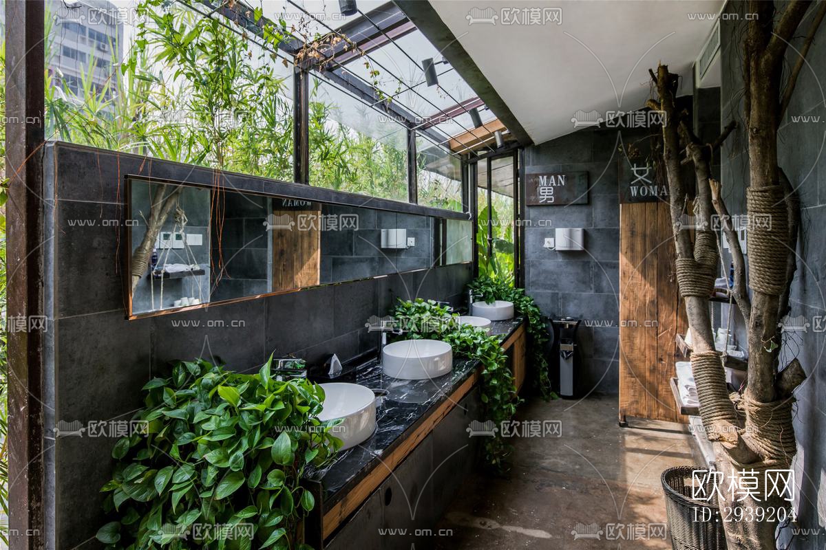 后现代酒店民宿效果图下载（渲染图12）