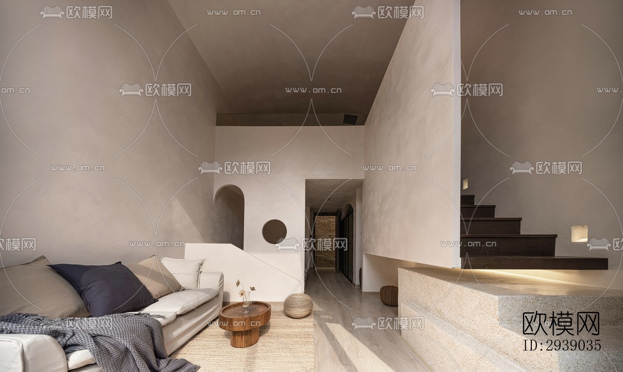 侘寂酒店民宿效果图下载（渲染图11）