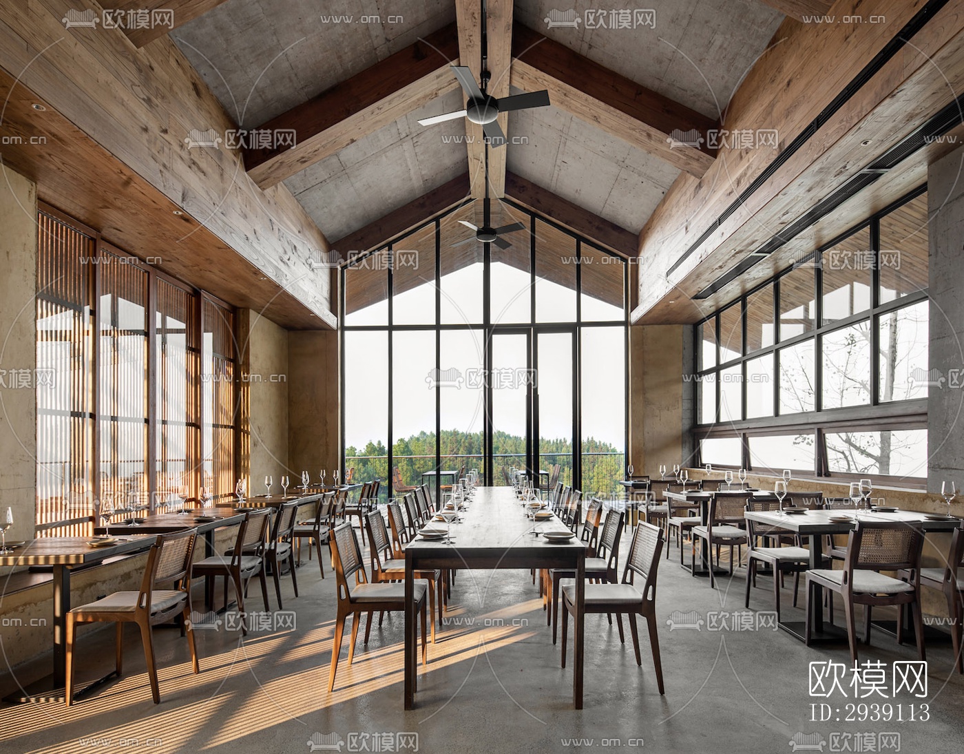 北欧酒店民宿效果图下载（渲染图17）