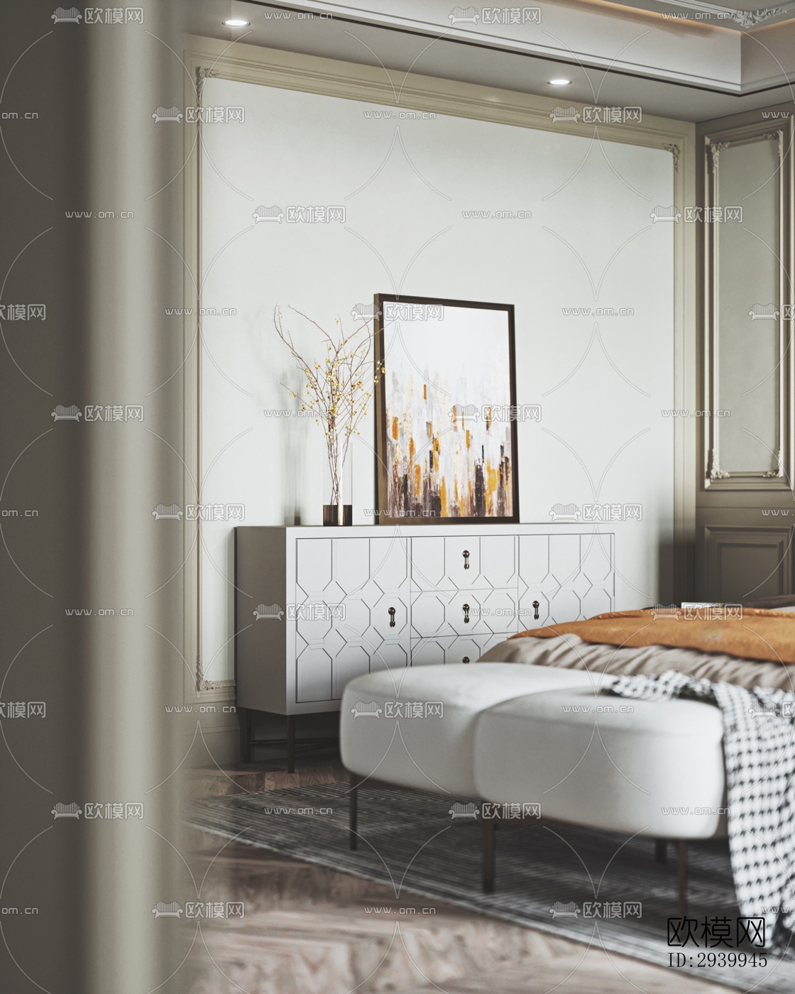 欧式复式效果图下载（渲染图5）