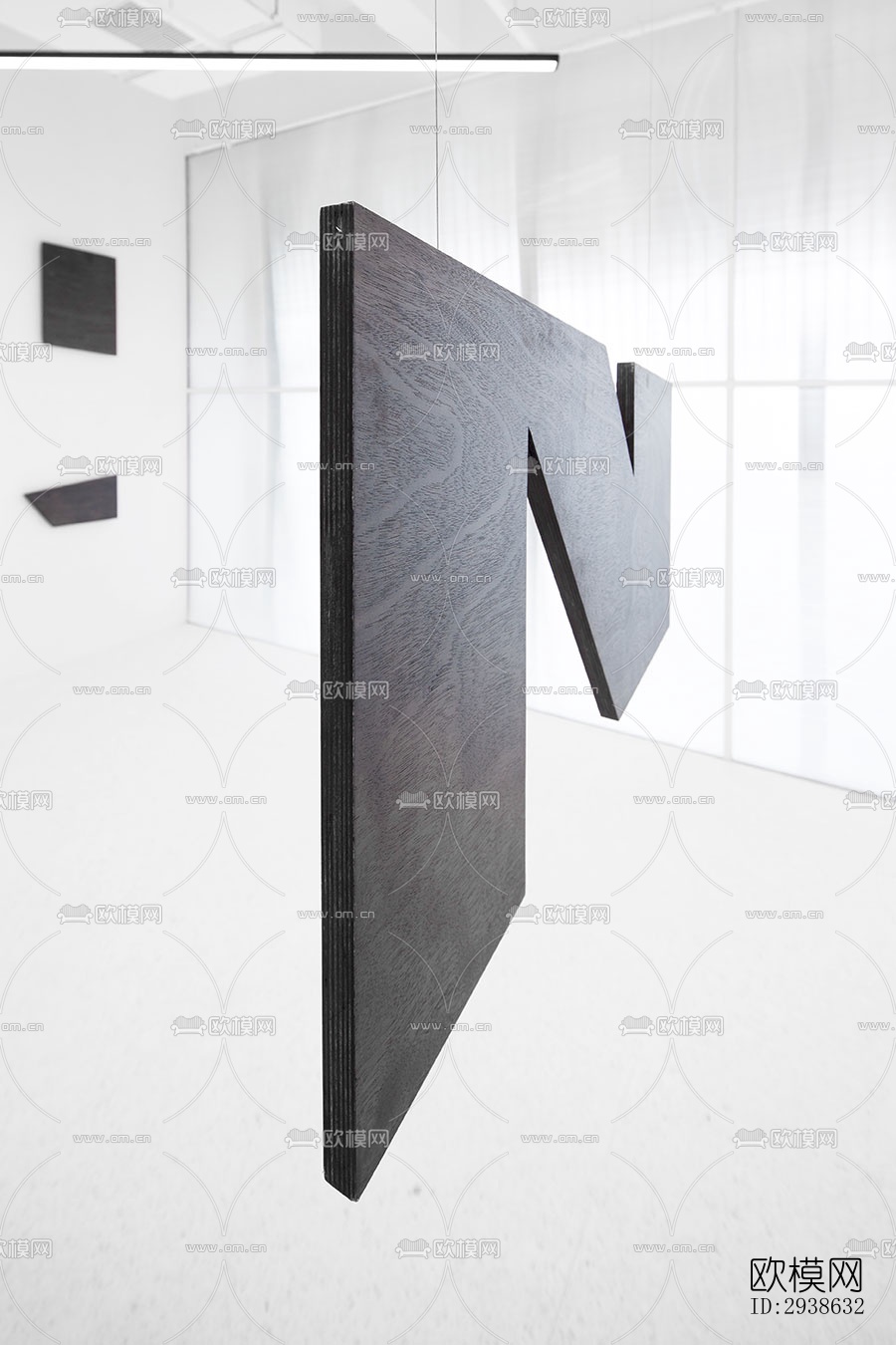 现代展览展厅效果图下载（渲染图12）