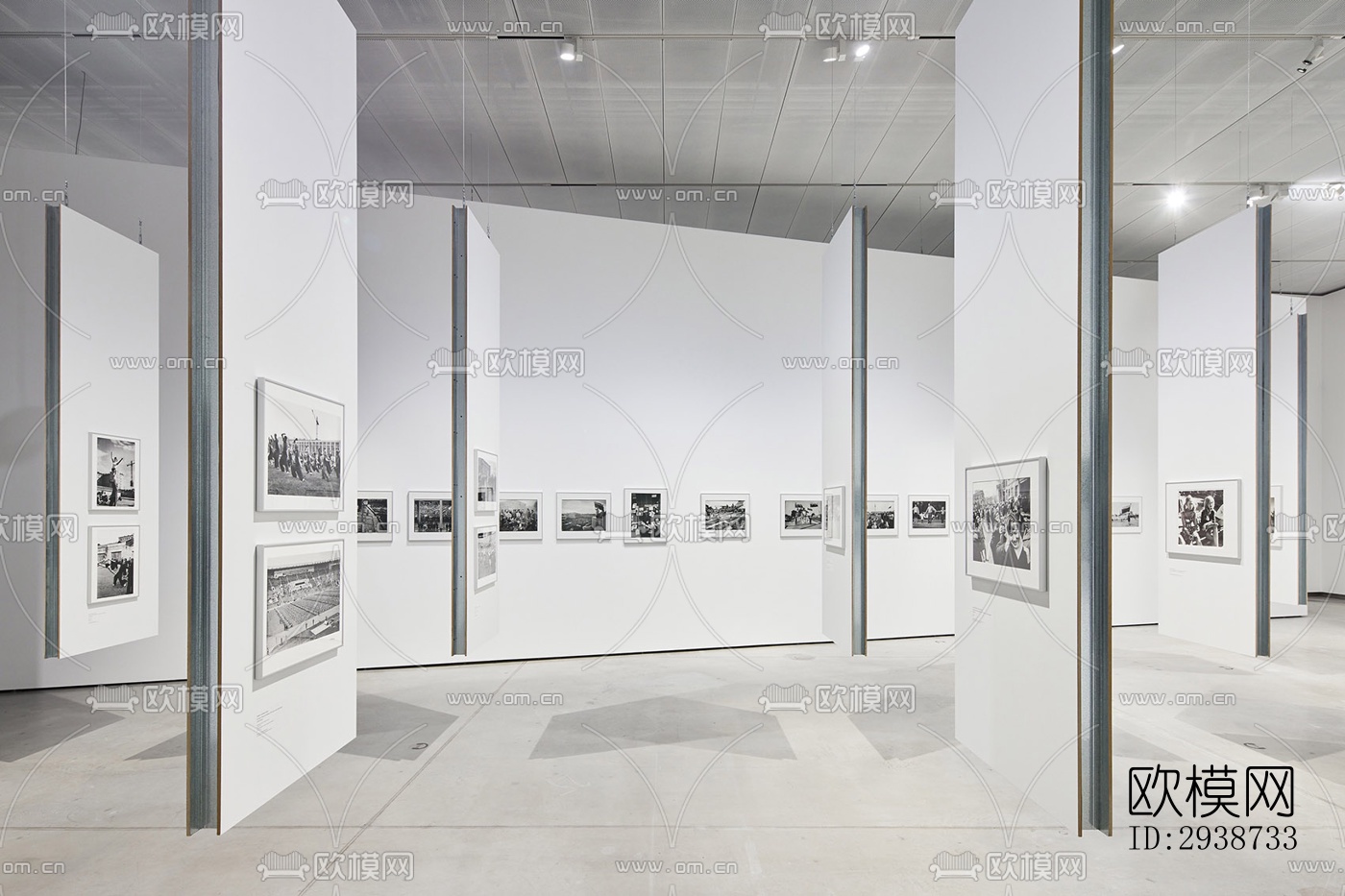 现代展览展厅效果图下载（渲染图10）