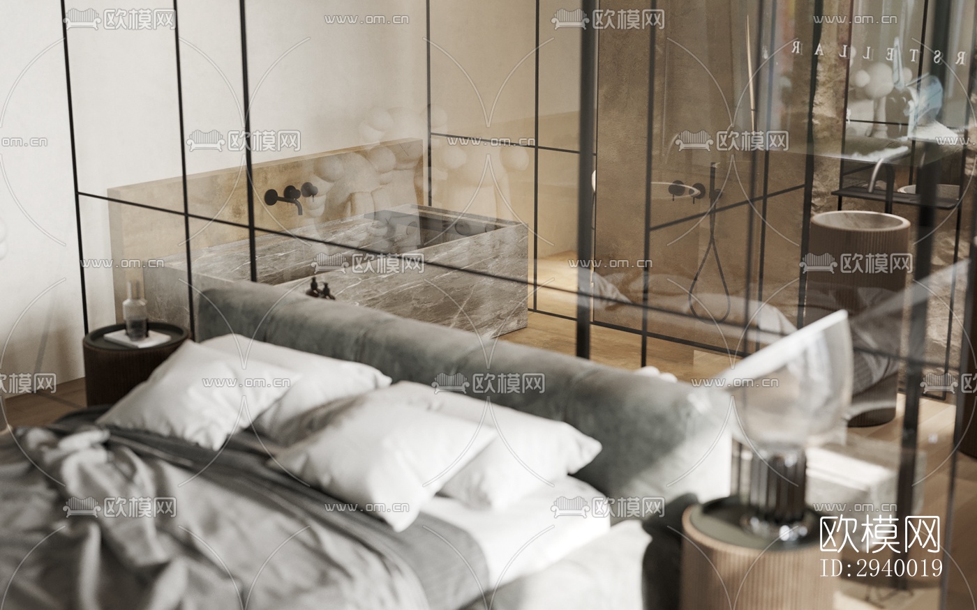 侘寂平层效果图下载（渲染图16）