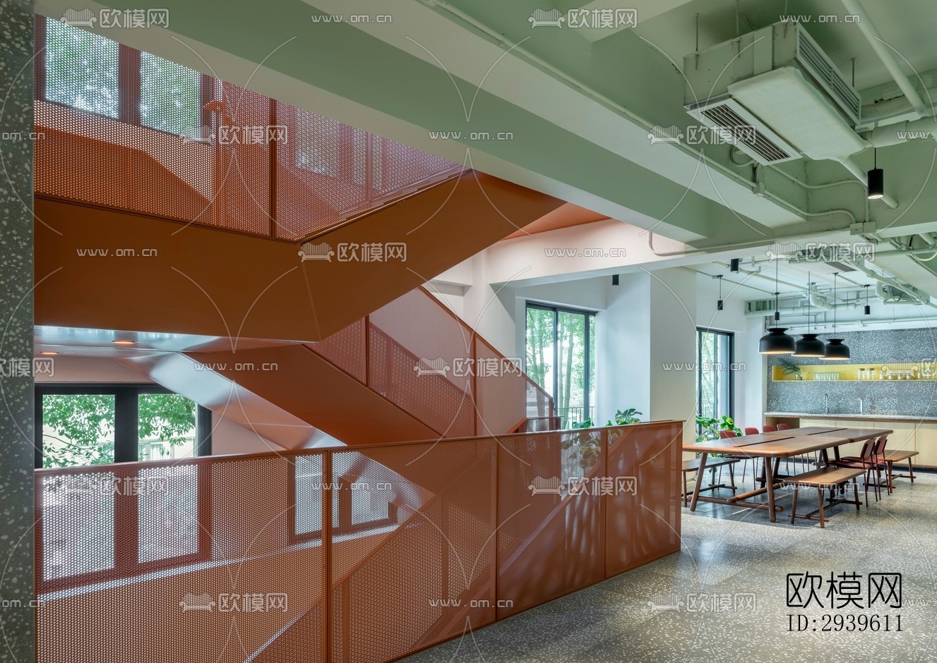 现代酒店民宿效果图下载（渲染图18）