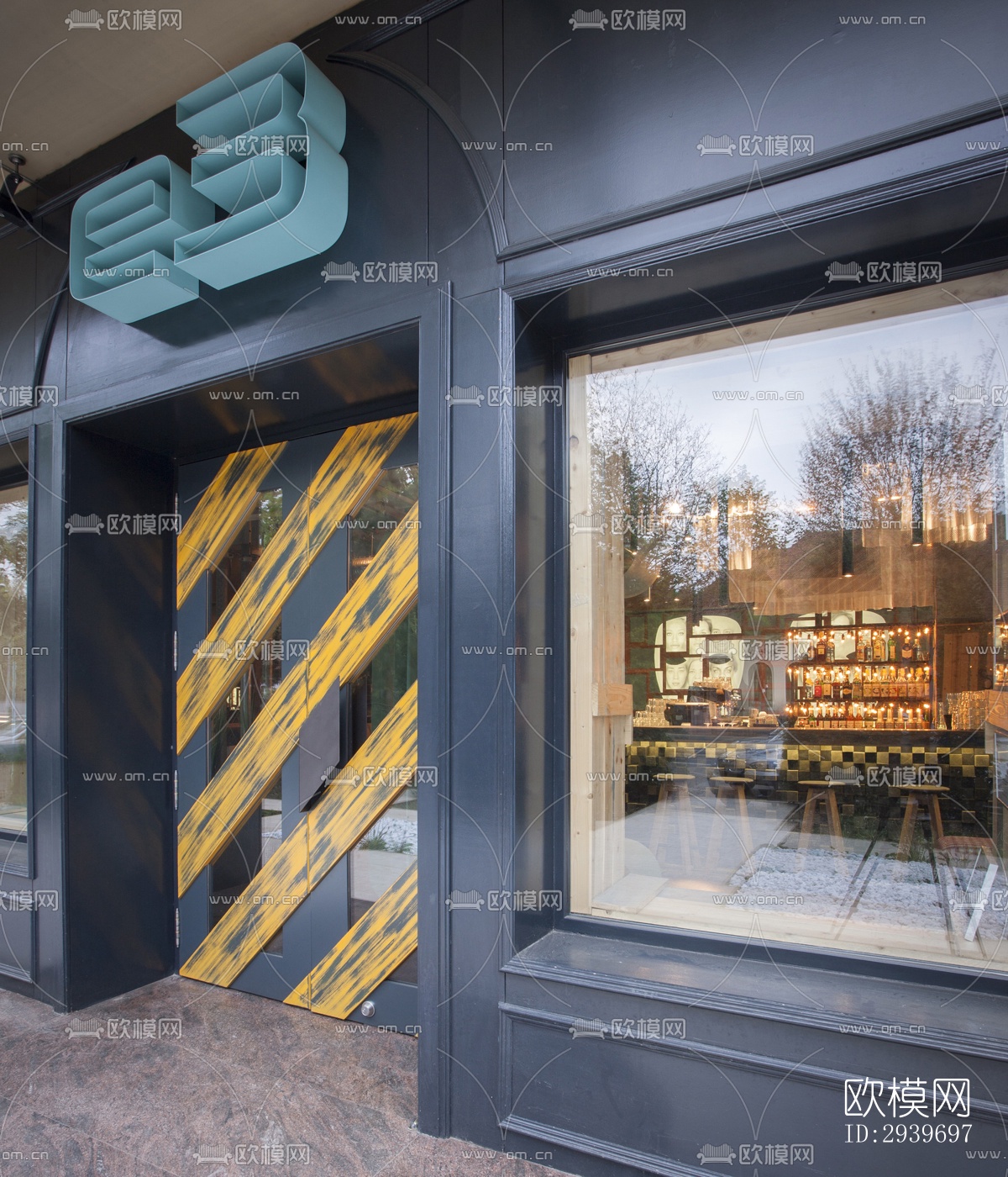 北欧酒吧效果图下载（渲染图1）