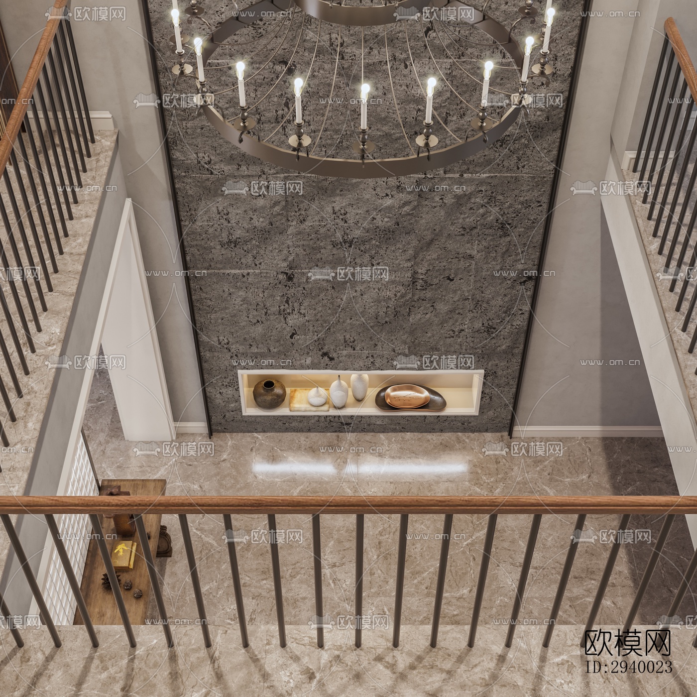 侘寂平层效果图下载（渲染图17）