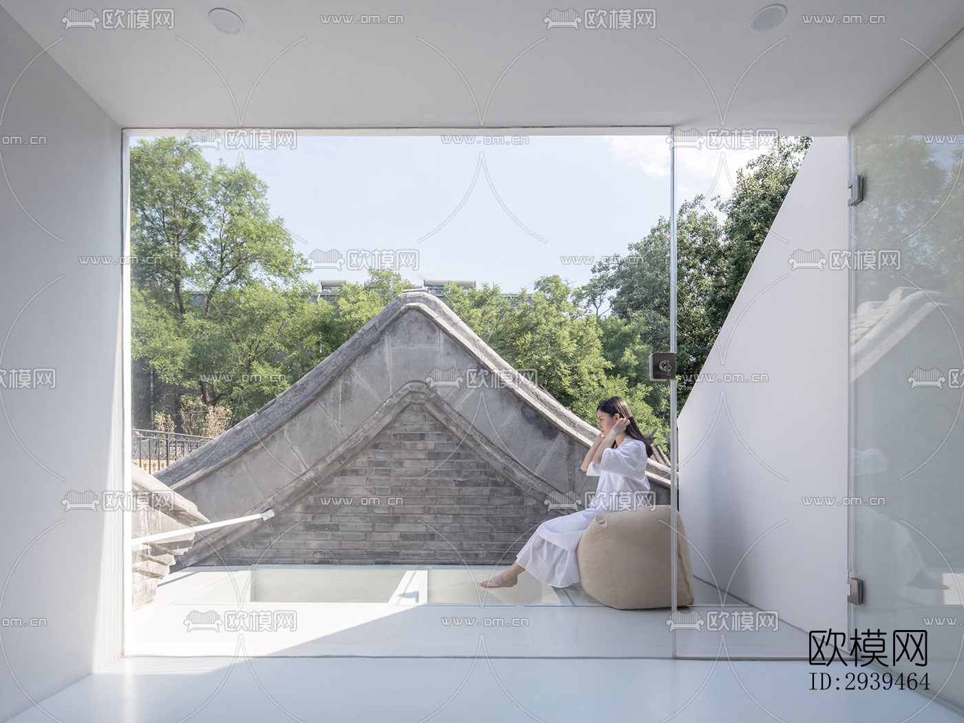 现代酒店民宿效果图下载（渲染图19）