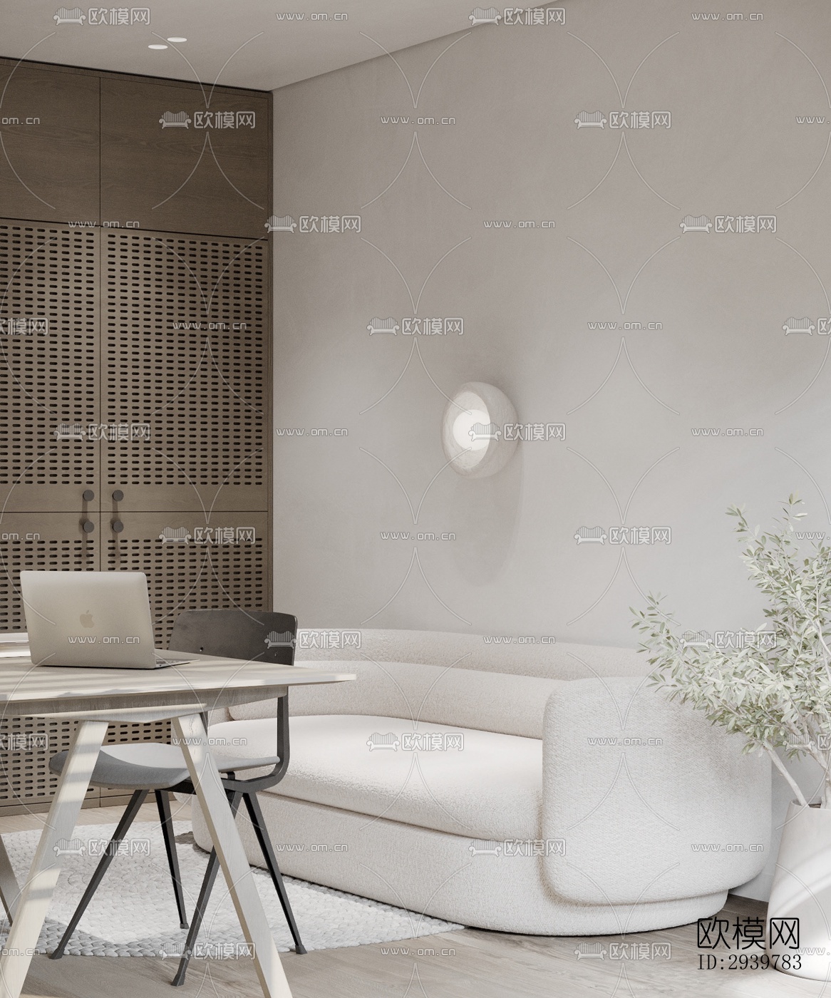 侘寂公寓效果图下载（渲染图5）