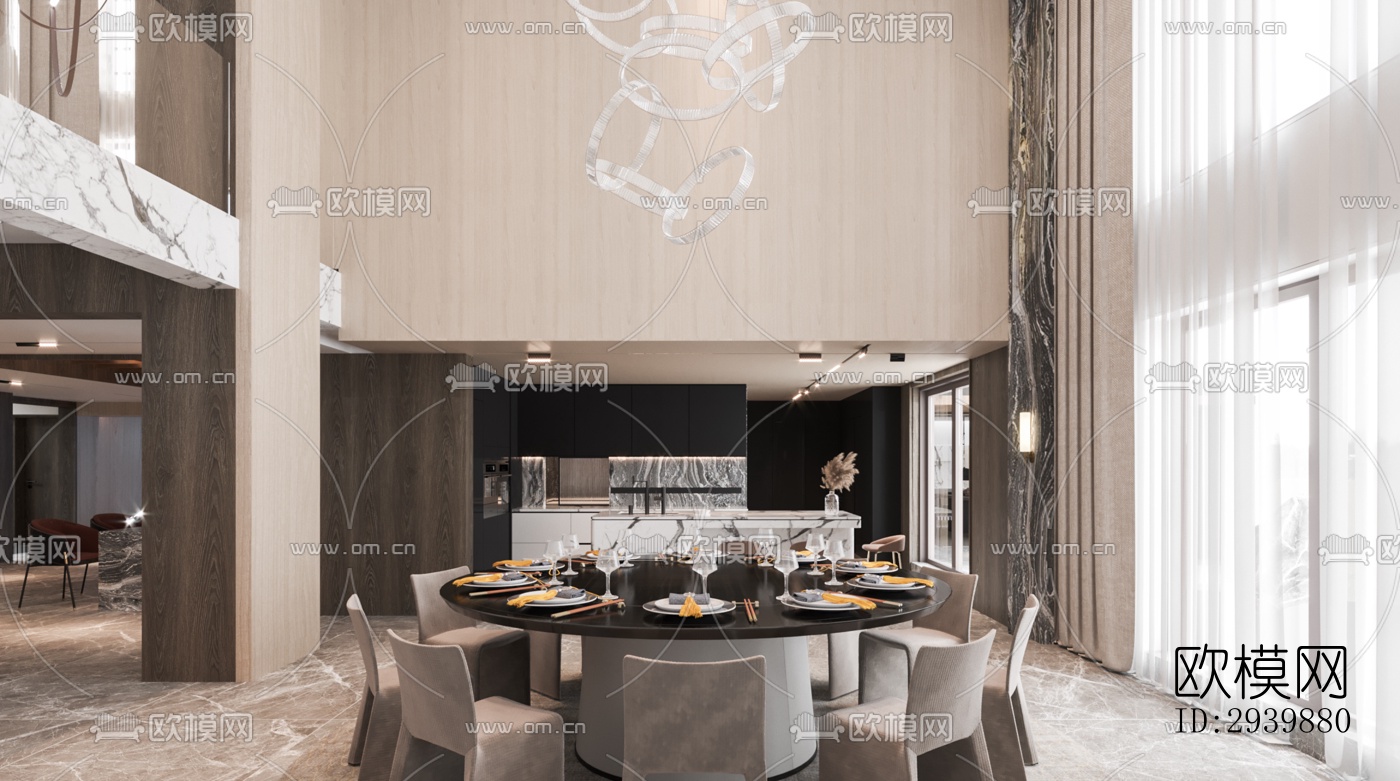 现代别墅效果图下载（渲染图19）