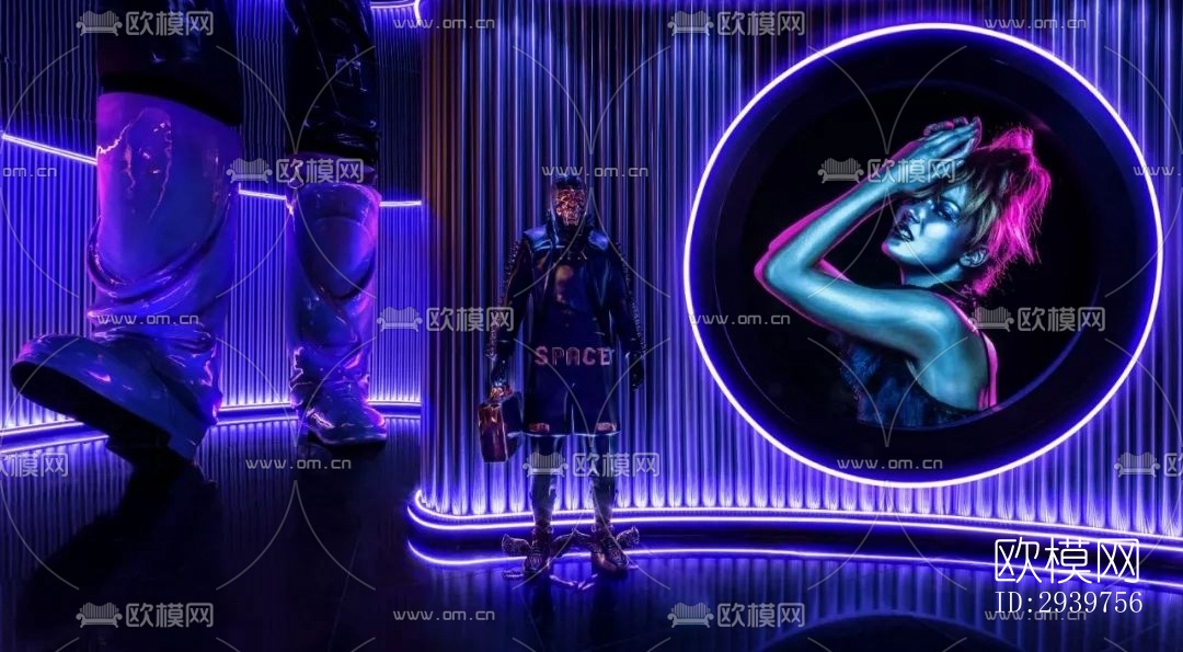 现代酒吧效果图下载（渲染图12）