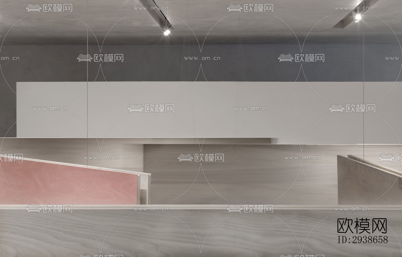 现代展览展厅效果图下载（渲染图10）