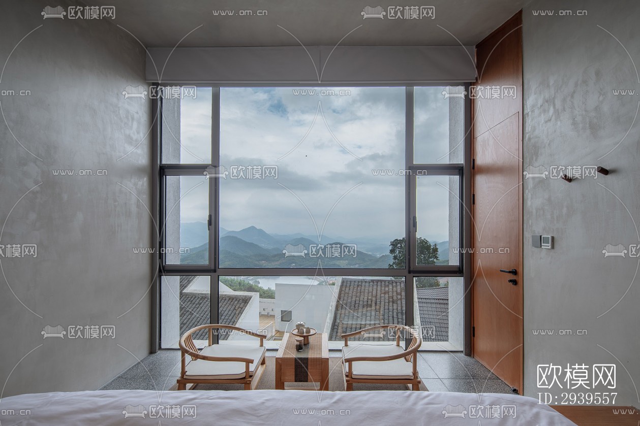 现代酒店民宿效果图下载（渲染图5）