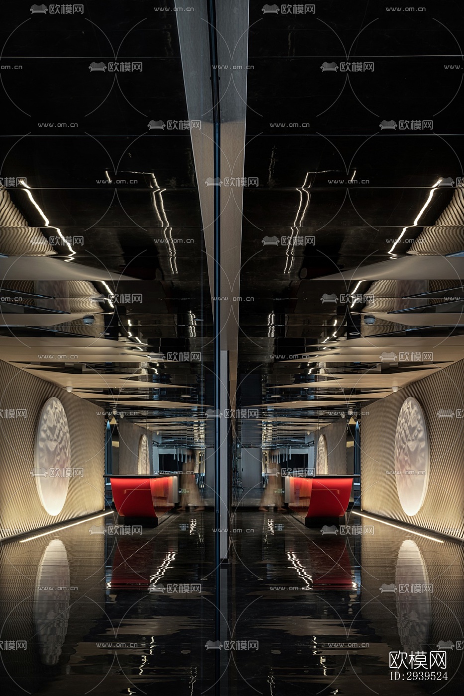 现代酒店民宿效果图下载（渲染图15）