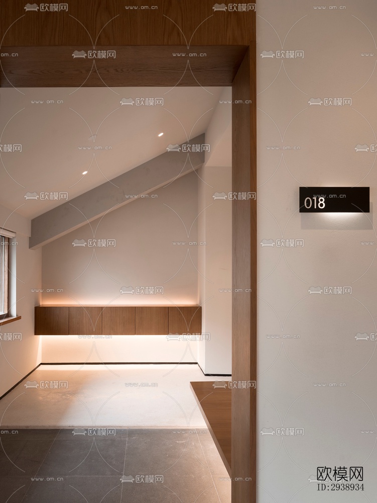 中式酒店民宿效果图下载（渲染图8）