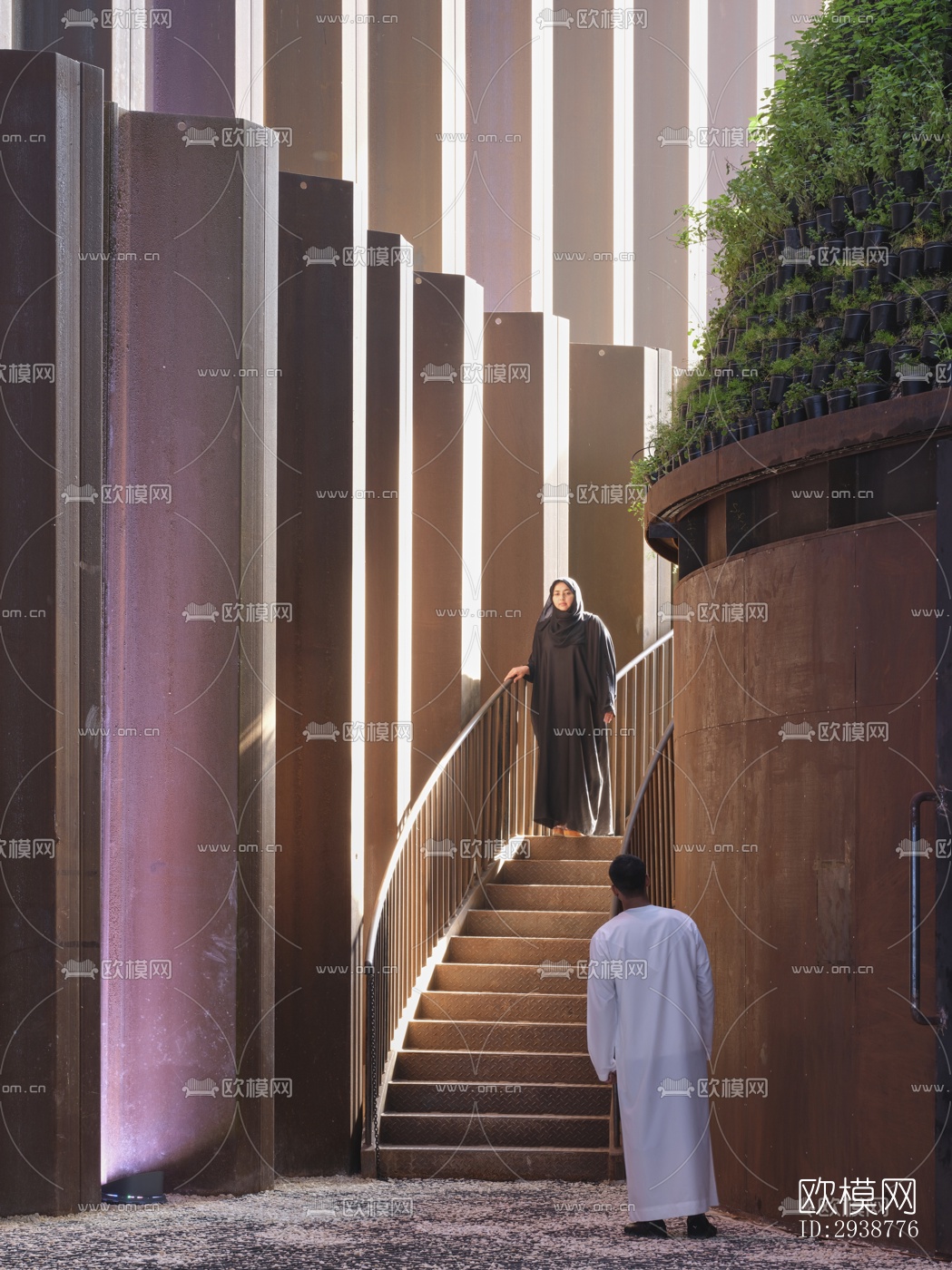 现代展览展厅效果图下载（渲染图11）