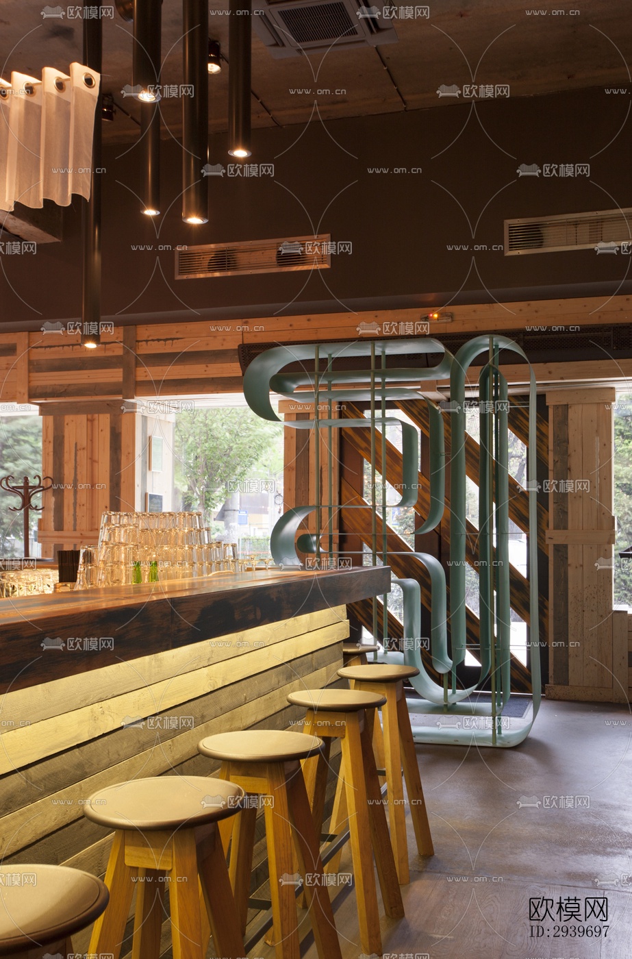 北欧酒吧效果图下载（渲染图16）