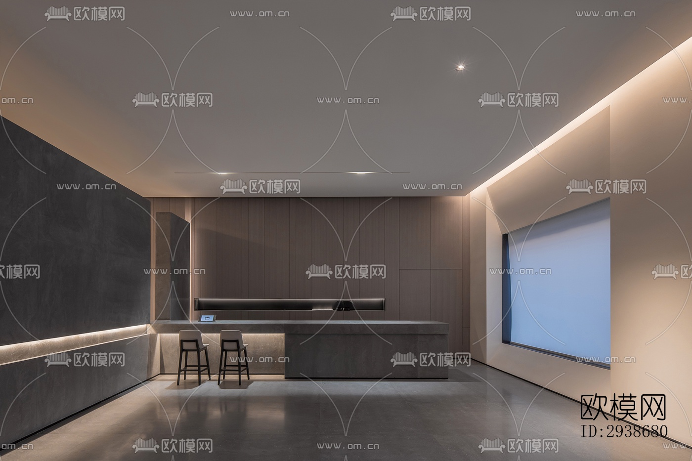 现代展览展厅效果图下载（渲染图17）