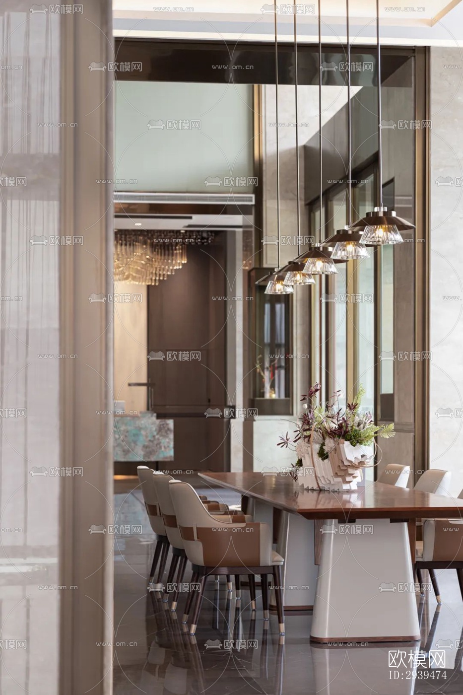 现代酒店民宿效果图下载（渲染图9）