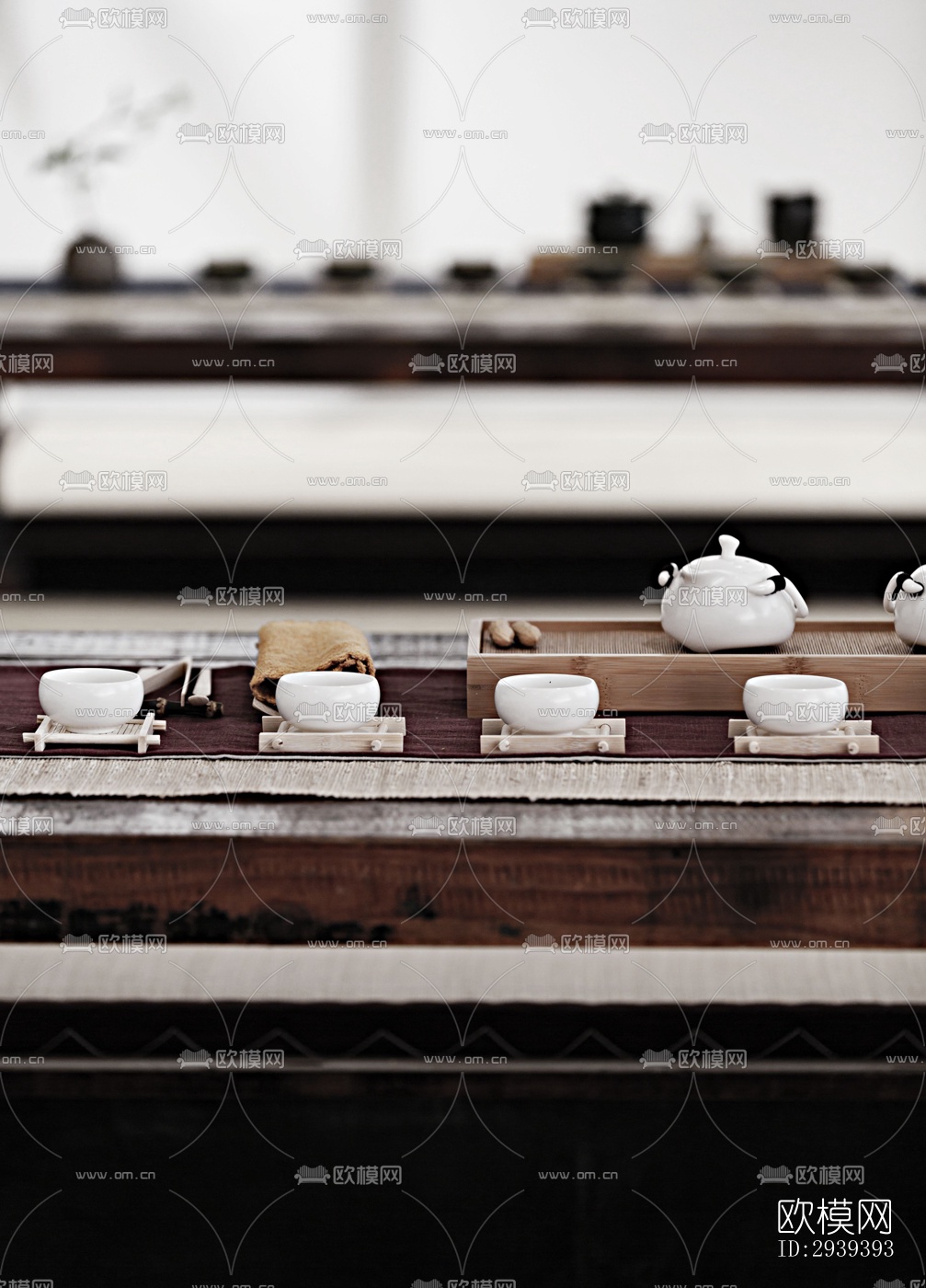 新中式酒店民宿效果图下载（渲染图13）