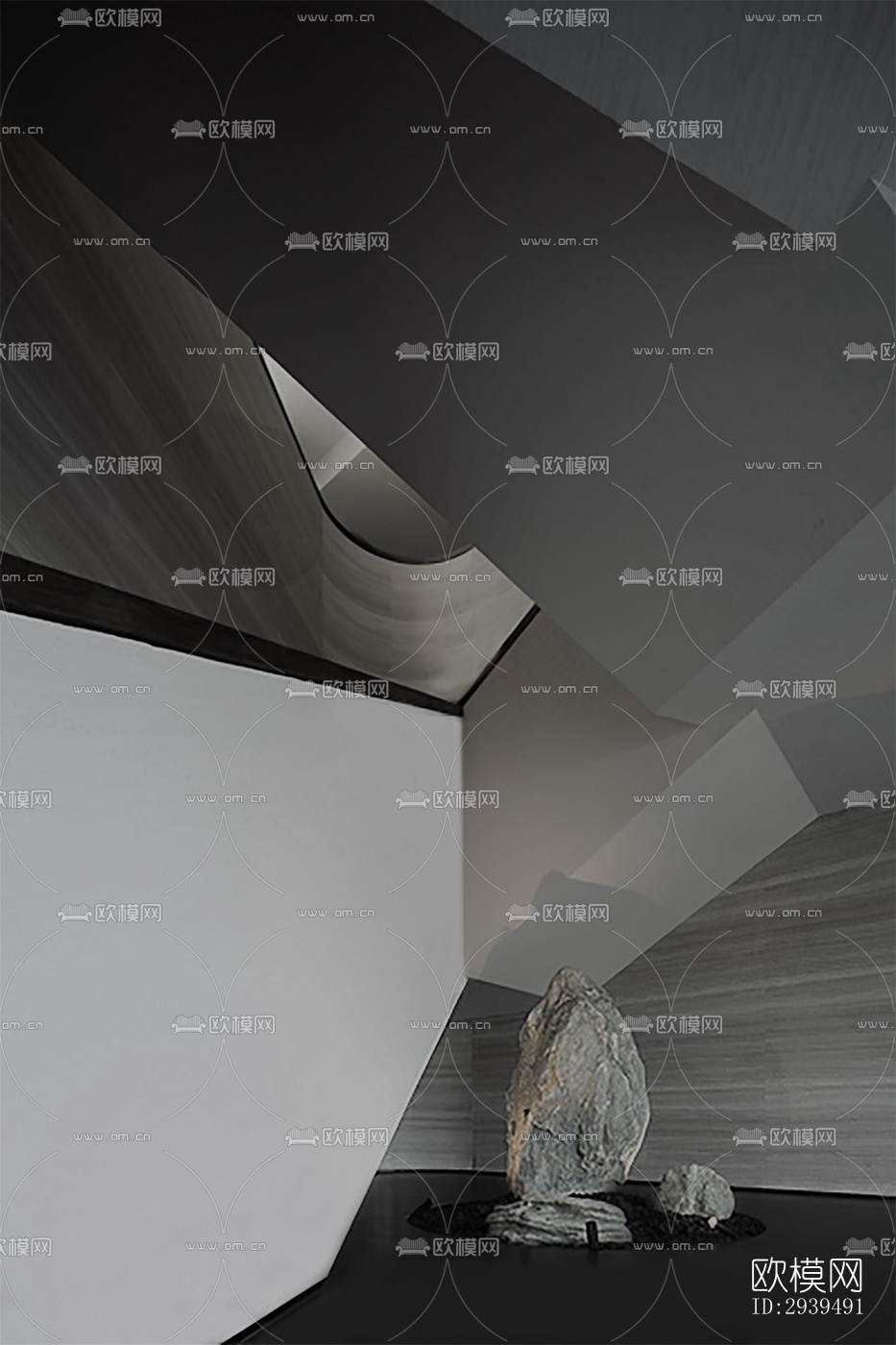 现代酒店民宿效果图下载（渲染图13）