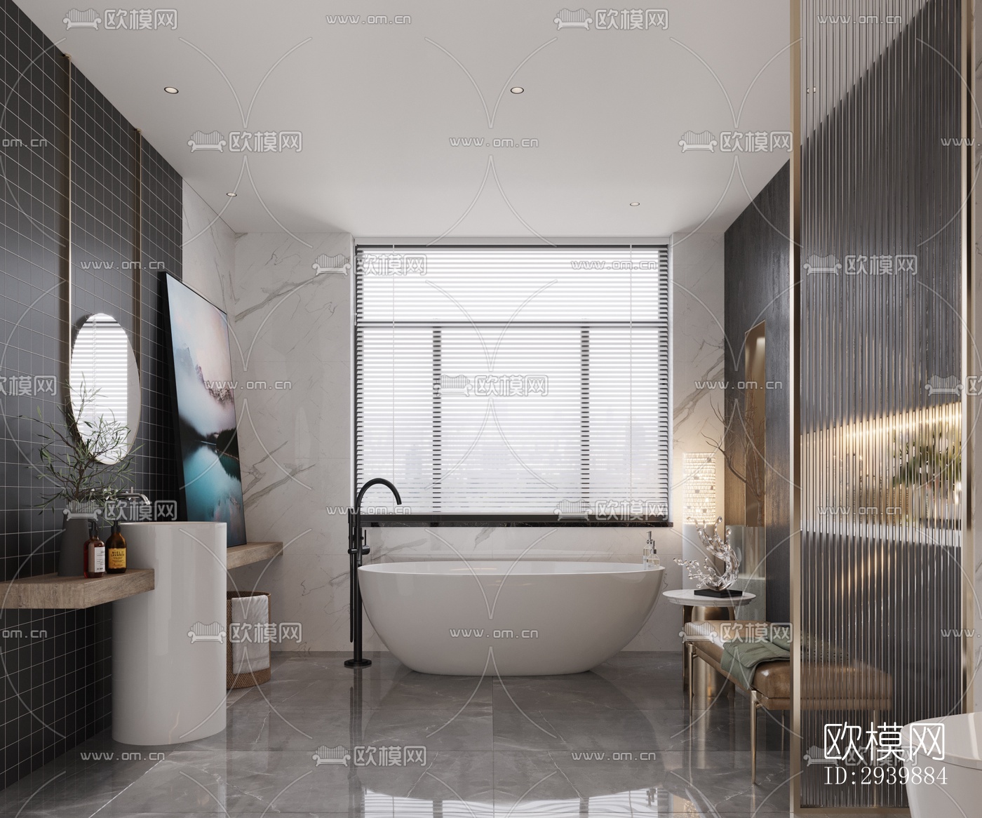 现代别墅效果图下载（渲染图12）