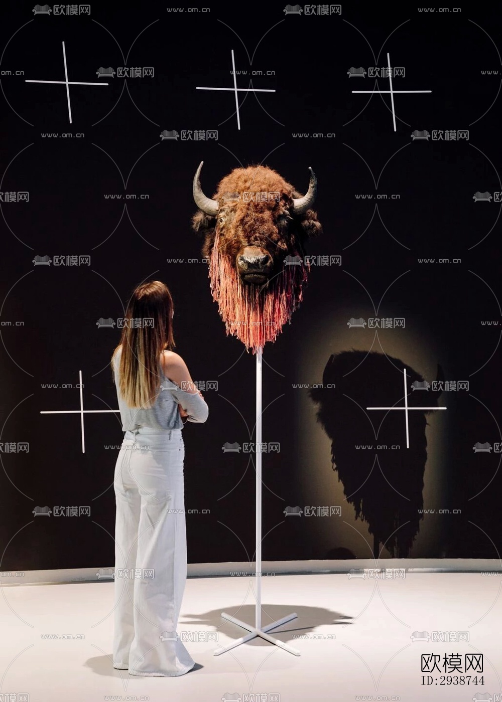 现代展览展厅效果图下载（渲染图8）