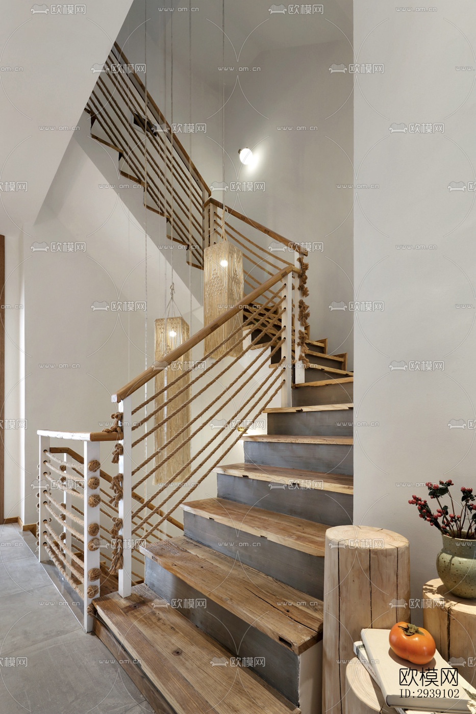 北欧酒店民宿效果图下载（渲染图8）