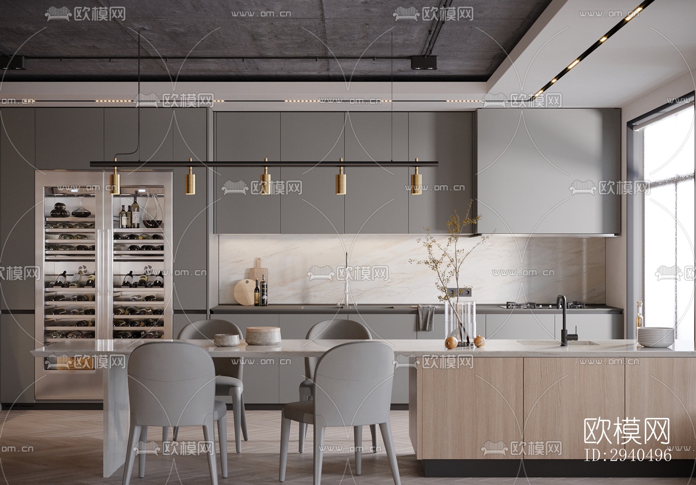 高级灰平层效果图下载（渲染图13）