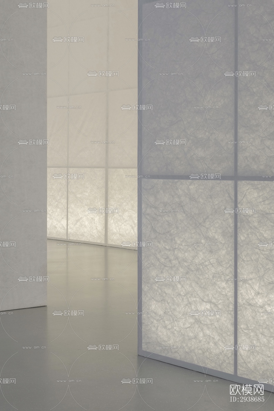 现代展览展厅效果图下载（渲染图11）