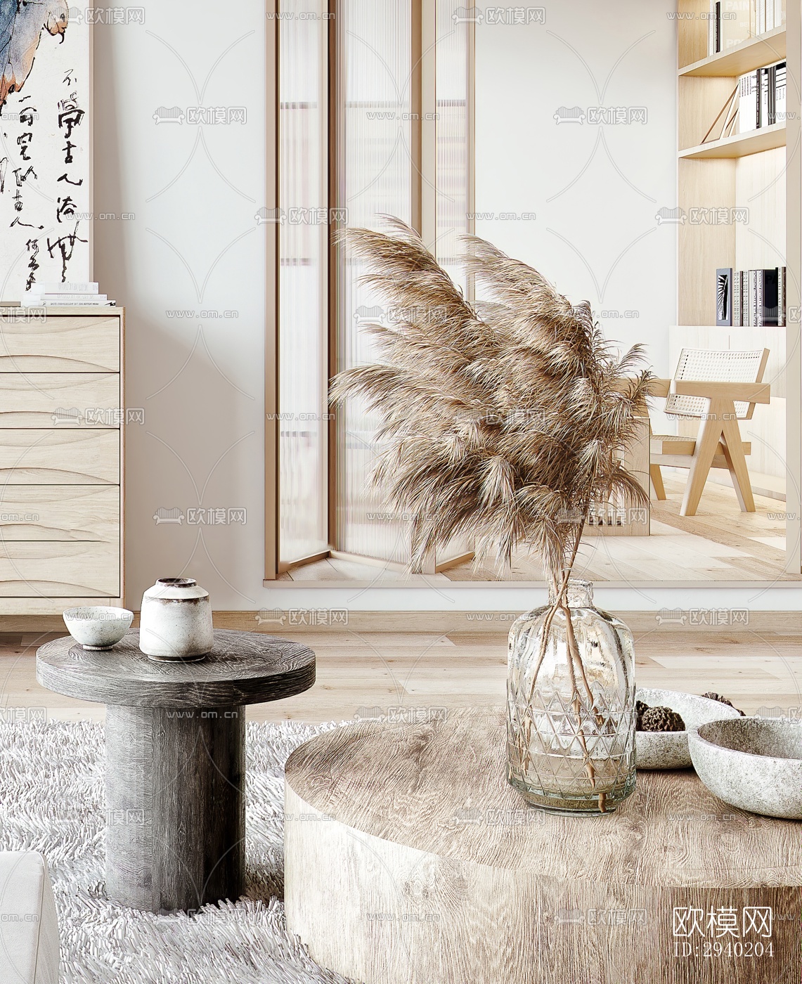 日式平层效果图下载（渲染图5）