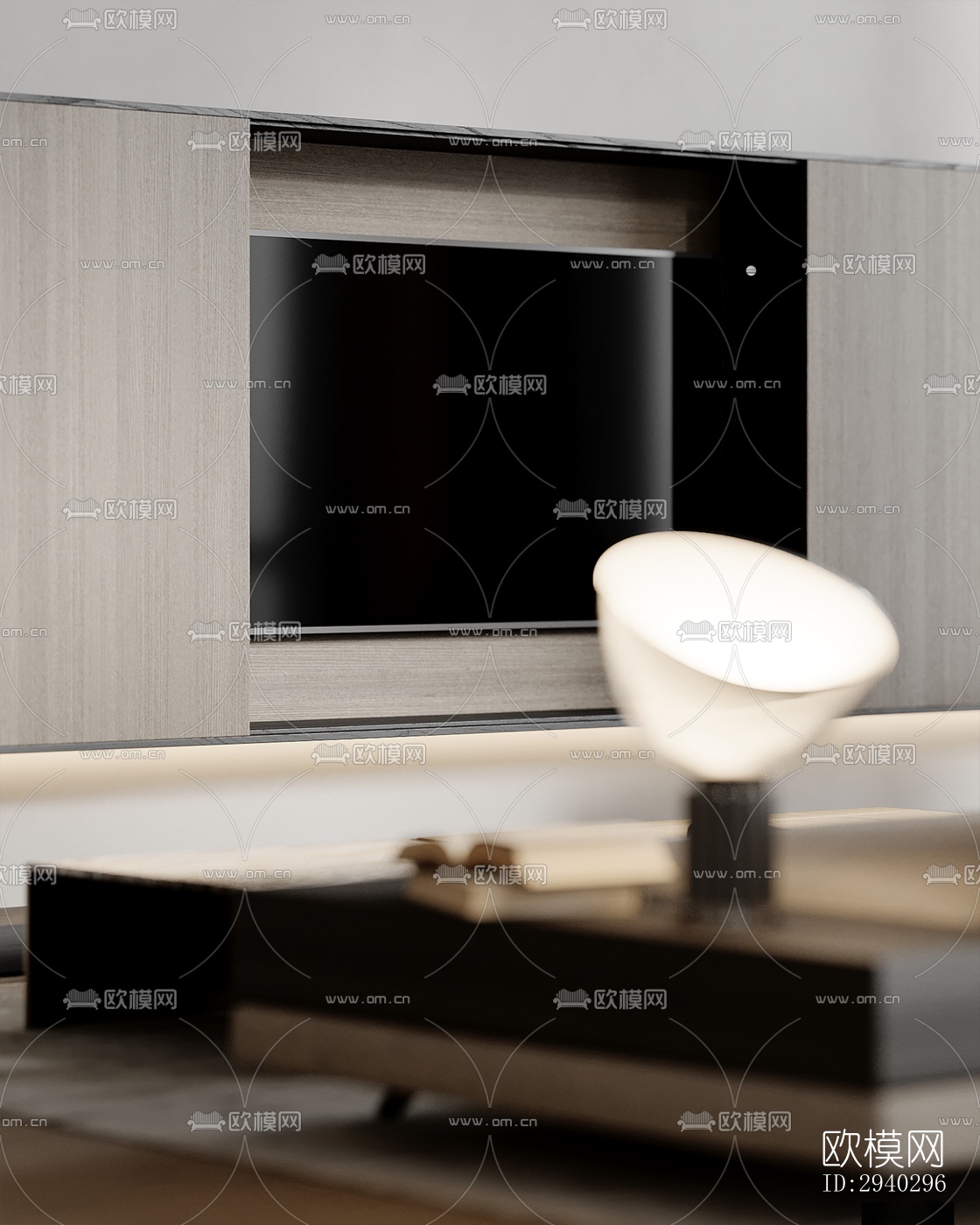 现代平层效果图下载（渲染图15）